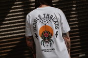 Deadly Threads Organic T-Shirt | Spider Tattoo Graphic Tee
