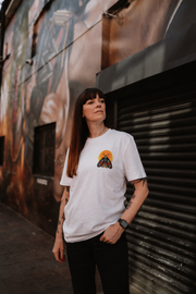 Chase the Light Organic T-Shirt | Moth Tattoo Graphic Tee