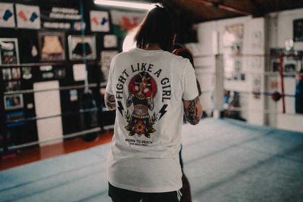 Fight Like a Girl Organic T-Shirt | Worn to Death Apparel