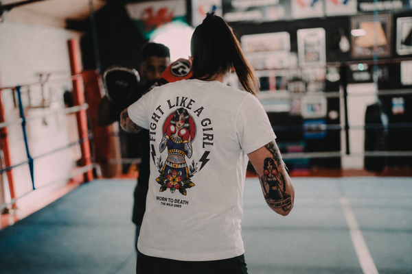 Fight Like a Girl Organic T-Shirt | Worn to Death Apparel