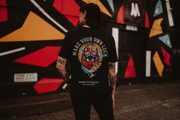 Make Your Own Luck Daruma Doll Organic T-Shirt | Worn to Death Apparel