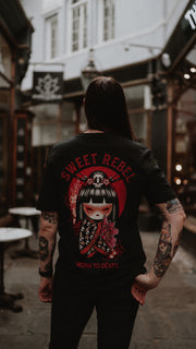 Sweet Rebel Organic Black T-Shirt
