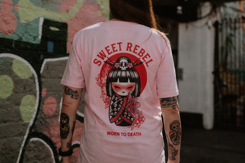 Sweet Rebel Organic Pink T-Shirt