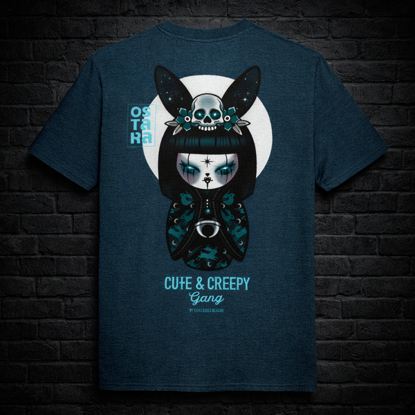 Ostara Hare Moon T-Shirt | Dark Kawaii Creepy Doll Tee