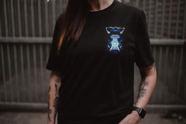 Nariko Thunder Moon | Front & Back Print T-Shirt