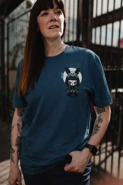 Ostara Hare Moon T-Shirt | Dark Kawaii Creepy Doll Tee
