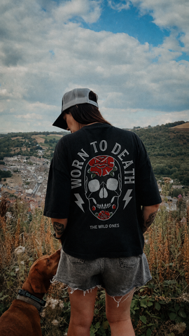 Skulls & Roses Premium Heavyweight T-Shirt