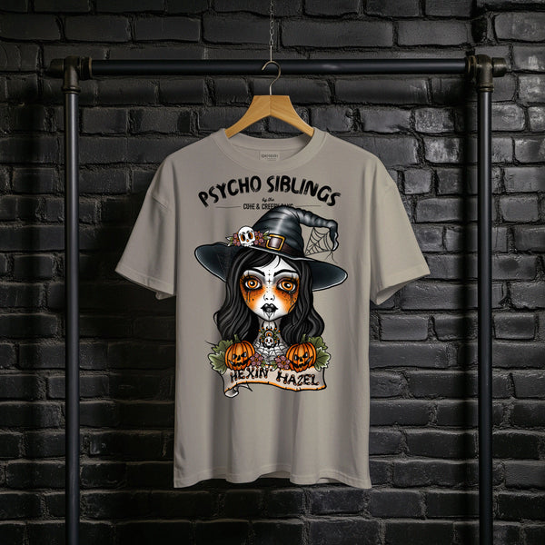 Hexin' Hazel Witch | Psycho Sibling T-shirt