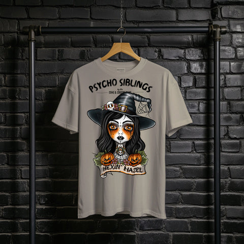 Hexin' Hazel Witch | Psycho Sibling T-shirt