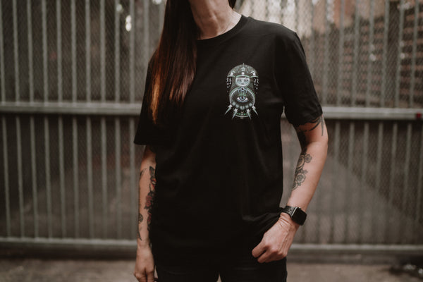 Lilith Storm Moon | Front & Back Print T-Shirt