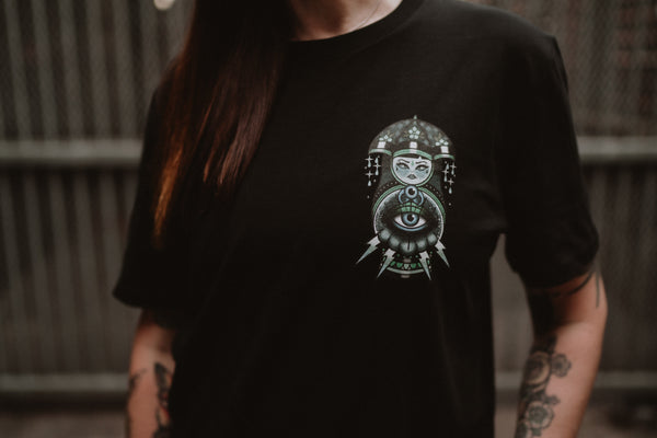 Lilith Storm Moon I Front & Back Print T-shirt