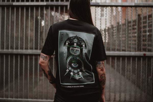 Lilith Storm Moon I Front & Back Print T-shirt