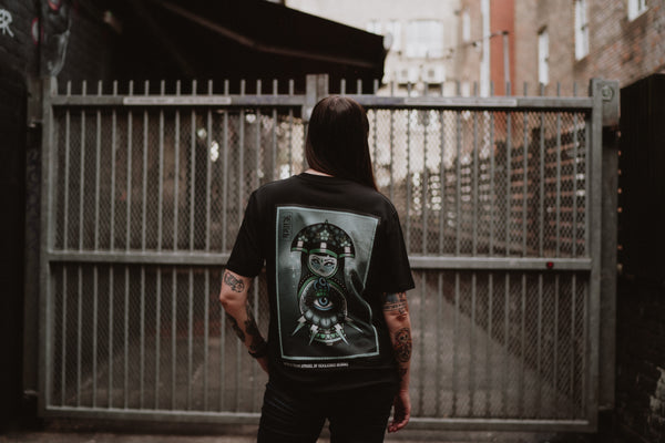 Lilith Storm Moon | Front & Back Print T-Shirt