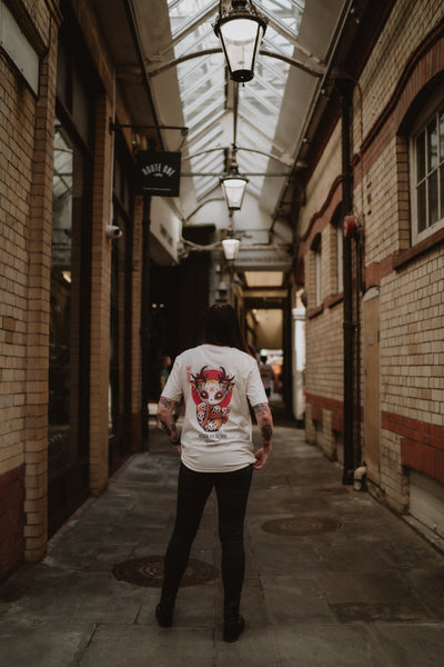 Ceryneian Buck Moon | Front & Back Print T-shirt