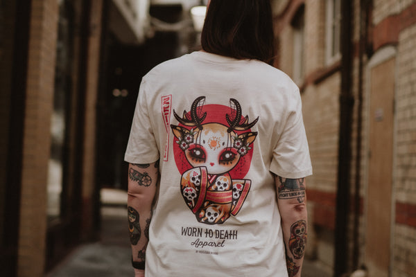 Ceryneian Buck Moon | Front & Back Print T-shirt