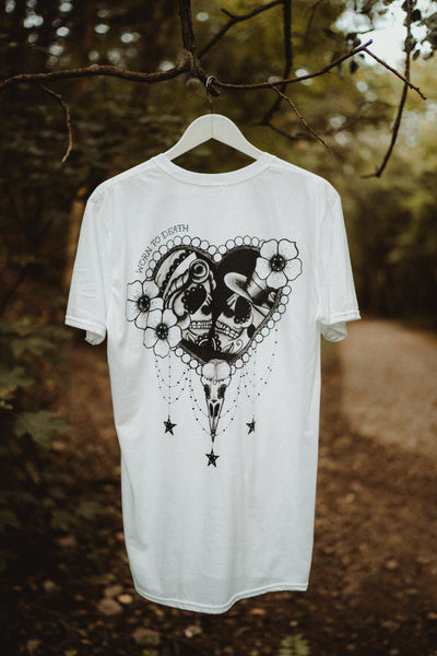 Worn to Death Skeleton Bride & Groom T-shirt