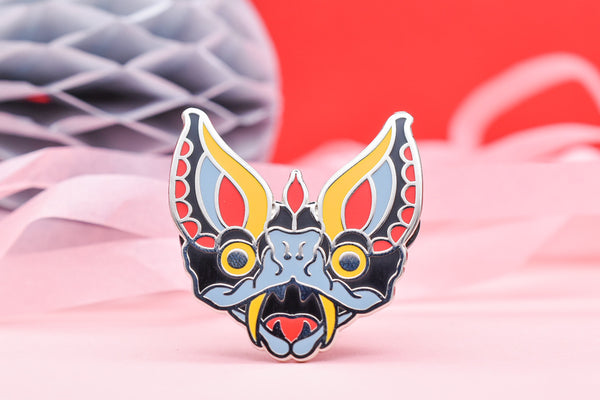 Lunar Witch Bat Enamel Pin