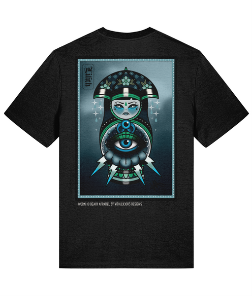 Lilith Storm Moon I Front & Back Print T-shirt