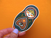 Vickilicious Designs | Basic Witch - Magical Cute & Creepy Doll Tattoo Sticker
