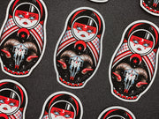 Vickilicious Designs | Witch from Hell - Baphomet Cute & Creepy Doll Tattoo Sticker