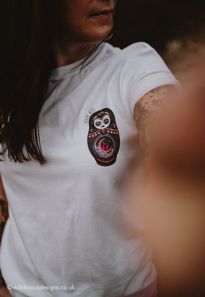 PSYCHIC WITCH Mystic Russian Doll Tattoo T-shirt