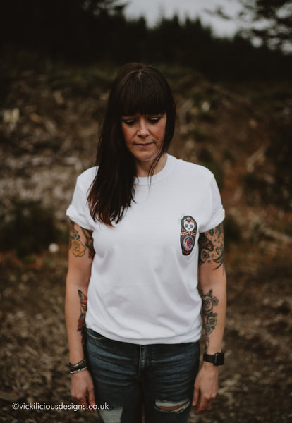 PSYCHIC WITCH Mystic Russian Doll Tattoo T-shirt