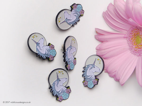 Unicorn Tattoo Soft Enamel Pin collection