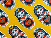 Vickilicious Designs | Cute but Psycho - Demon Choir Girl Cute & Creepy Doll Tattoo Sticker